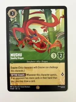 Mushu Stealthy Dragon Disney Lorcana 97/207 Attack of the Vine EN 13 - Image 1