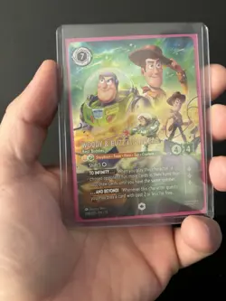Disney Lorcana TCG Woody & Buzz Lightyear Best Buddies Enchanted Foil 228/207 EN - Image 3
