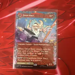 Gwen Stacy (0209) (Borderless) Marvel's Spider-Man MTG - Image 1