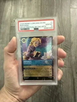 Disney Lorcana TCG Rapunzel Appreciative Artist Epcot Festival Of The Arts PSA10 - Image 1