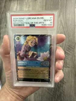 Disney Lorcana TCG Rapunzel Appreciative Artist Epcot Festival Of The Arts PSA10 - Image 4