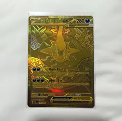 Mega Darkrai EX Gold Full Art Holo Ultra Rare 120/084 PLB English - Image 1