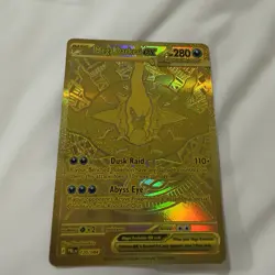 Mega Darkrai EX Gold Full Art Holo Ultra Rare 120/084 PLB English - Image 2