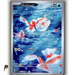 Pokemon Pitch Black Goldeen 087/084 Illustration Rare Holo Card NM - Image 1