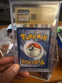 English CGC 10 Pristine Dragonite V Holo 049/071 Pokemon GO Pokemon Card - Image 2