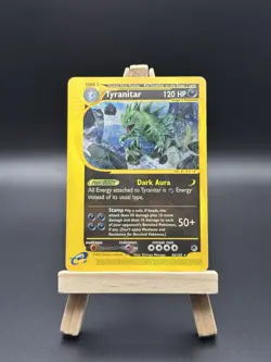 Tyranitar 66/165 Pokemon Expedition Non Holo Rare Card MP - Image 1
