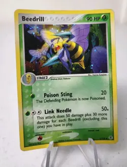 Beedrill 1/112 - Firered & Leafgreen *EXC* Holo Rare Pokemon Card - Image 2