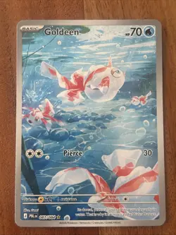Pokemon TCG Goldeen 087/084 Me05: Pitch Black Illustration Rare NM Card - Image 1
