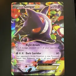 Gengar EX 34/119, JUMBO Promo Pokemon Card, FULL ART Phantom Forces - Image 1