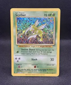 Pokemon Scyther 006/034 Holo Pokemon Card Trading Card Game Classic - Image 1