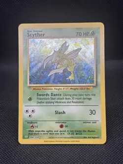 Pokemon Scyther 006/034 Holo Pokemon Card Trading Card Game Classic - Image 2