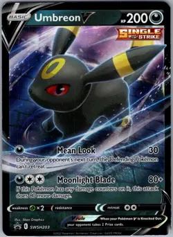 Umbreon V SWSH203 Promo SWSH: Sword & Shield Promo Cards NM - Image 1