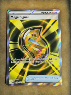 Pokemon Mega Signal 171/132 Mega Evolutions Ultra Rare Full Art LP - Image 1