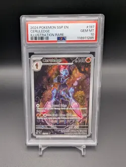 Pokemon 2024 Ceruledge 197/191 IR Surging Sparks GEM MINT PSA 10 - Image 1