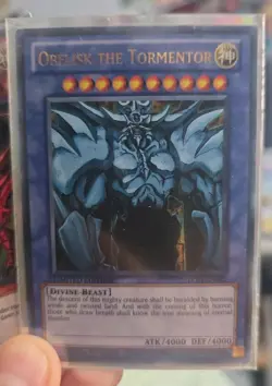 Yu-Gi-Oh 3 Egyptian God Cards Obelisk Slifer Ra LC01 Ultra Rare LP - Image 2