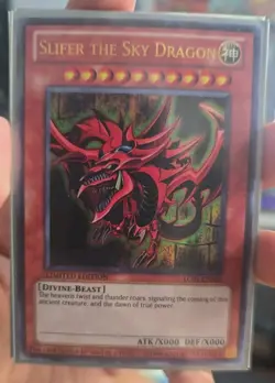 Yu-Gi-Oh 3 Egyptian God Cards Obelisk Slifer Ra LC01 Ultra Rare LP - Image 3