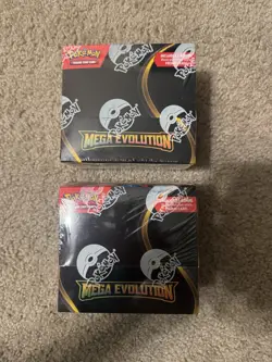 Pokemon TCG: Mega Evolution Factory Sealed Enhanced Booster Box Lot Of 2 - Image 1