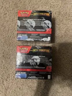 Pokemon TCG: Mega Evolution Factory Sealed Enhanced Booster Box Lot Of 2 - Image 3