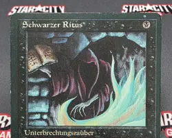 MTG GERMAN Dark Ritual- INKED -3rd Edition BB Magic the Gathering Card #099 - Image 3