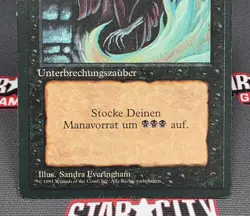 MTG GERMAN Dark Ritual- INKED -3rd Edition BB Magic the Gathering Card #099 - Image 4