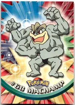 Machamp #68 Topps Trading Cards Series 1 Pokemon Near Mint - Image 1
