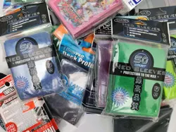 500+ Trading Card Protector Sleeves Mini Size Sleeves 89x62mm LOT Yugioh - Image 1