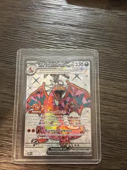 Pokemon TCG Charizard EX Obsidian Flames 215/197 Near Mint Condition - Image 1