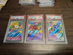 PSA 10 Set of 9 Pokemon First Partner Illustration Series 1 Collection - Image 4