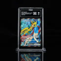 2025 POKEMON HOP'S ZACIAN EX JOURNEY TOGETHER ULTRA RARE #176 TAG 9 - Image 1