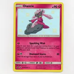 Diancie SV36/SV94 Rare Shiny Hidden Fates Shiny Vault Pokemon 2019 -Near Mint - Image 1