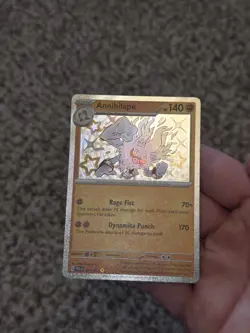 Annihilape 171/091 Baby Shiny Rare Paldean Fates Holo Pokemon Card - Image 2