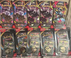 “10” Pokemon booster Packs.”5” PITCH BLACK. “5” Chaos Rising BLISTERS - Image 1