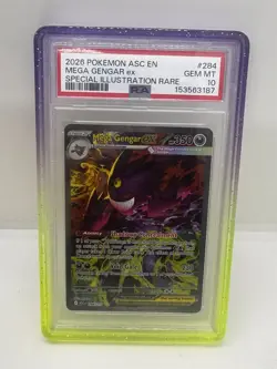 2026 POKEMON ASCENDED HEROES SPECIAL ILLUSTRATION RARE MEGA GENGAR EX PSA 10 - Image 1