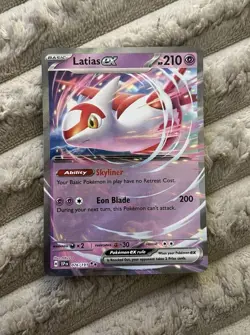 Latias ex 076/191 Double Rare Surging Sparks Pokemon NM - Image 1