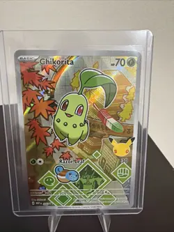 Pokemon TCGChikorita 046 Me: Mega Evolution Promo Holo Series 2 - Image 1