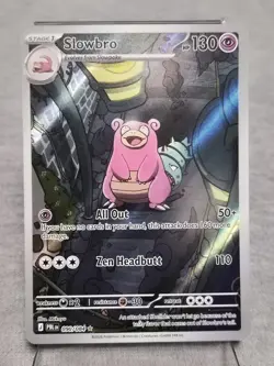 Slowbro 90/84 Illustration Rare, Pitch Black, Full Art Holo, Pokemon TCG PBL - Image 1