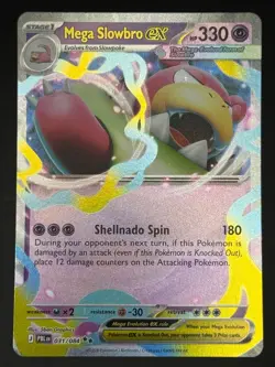 MEGA SLOWBRO EX 031/084 DOUBLE RARE PITCH BLACK POKEMON HOLO NM/M - Image 1