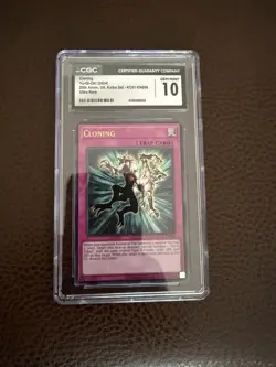 CGC 10 Yu-Gi-Oh! Cloning KC01-EN058 25th Anniv Ult Kaiba Set Ultra - Image 1