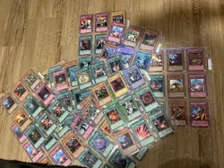 Yu-Gi-Oh 12 Binder Page Lot With Cards- Different Eras - Varying Condition - Image 2