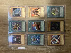 Yu-Gi-Oh 12 Binder Page Lot With Cards- Different Eras - Varying Condition - Image 4