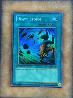 Yugioh Heavy Storm MRD-142 Super Rare 1st Ed FADED NM - Image 1