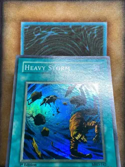 Yugioh Heavy Storm MRD-142 Super Rare 1st Ed FADED NM - Image 3