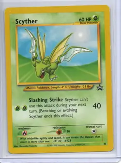 Pokemon WoTC Promo Scyther #45/53 Promo - Image 1