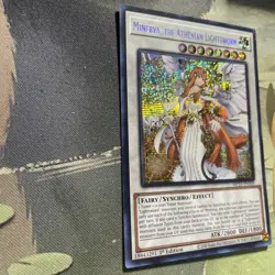 Yugioh! Minerva, the Athenian Lightsworn MP25-EN069 2025 Mega-Pack 1st Edition - Image 3