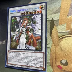Yugioh! Minerva, the Athenian Lightsworn MP25-EN069 2025 Mega-Pack 1st Edition - Image 4