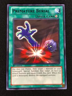Yugioh Premature Burial BP02-EN135 1st Rare (NM) - Image 1