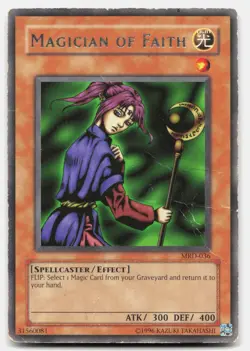 Magician of Faith MRD-036 Rare Metal Raiders Yu-Gi-Oh Unlimited DMG - Image 1