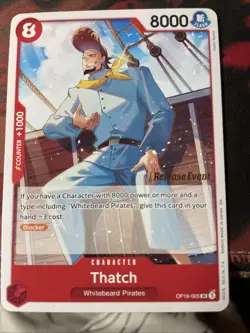 Op16-005 Thatch Release Event Promo One Piece Card - Image 1