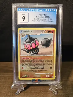CGC 9 - 2008 Great Encounters Claydol 15/106 Cross Holo Pokemon League Vintage - Image 1