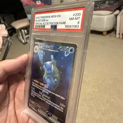 2023 Pokemon SV 151 MEW EN Blastoise ex #200/165 PSA 8 - Image 5